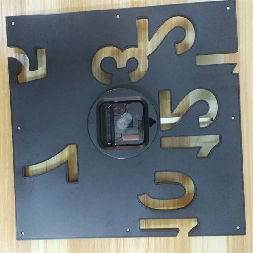 Najtaniej Moda wiszący zegar ścienny nowoczesny Design 3D nowość cichy styl europejski Hollow Design zegary stołowe ściany Home Decor 30cm