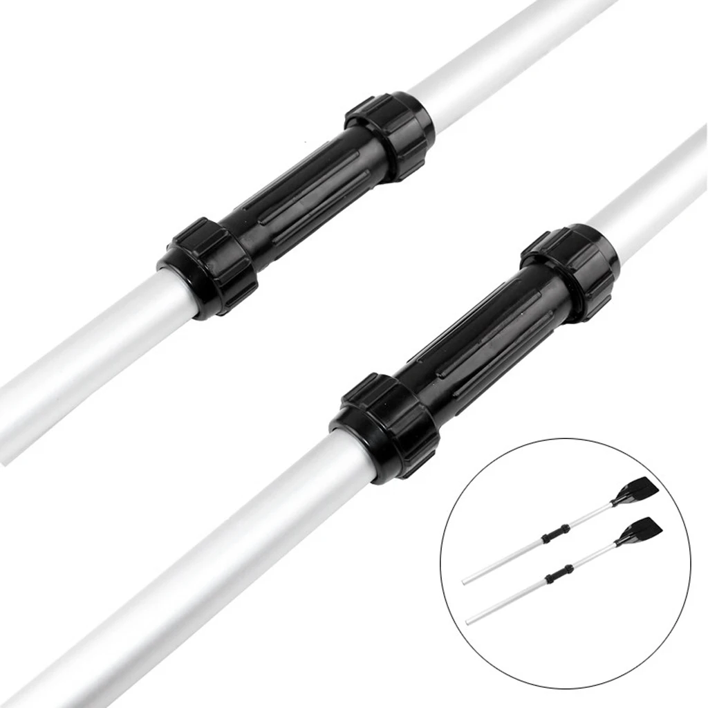 2 Pieces / Set SUP Paddle Connectors Screw Joint Replacement for Kayak Fishing Boat Canoe Inflatable Boat Oars Accessories