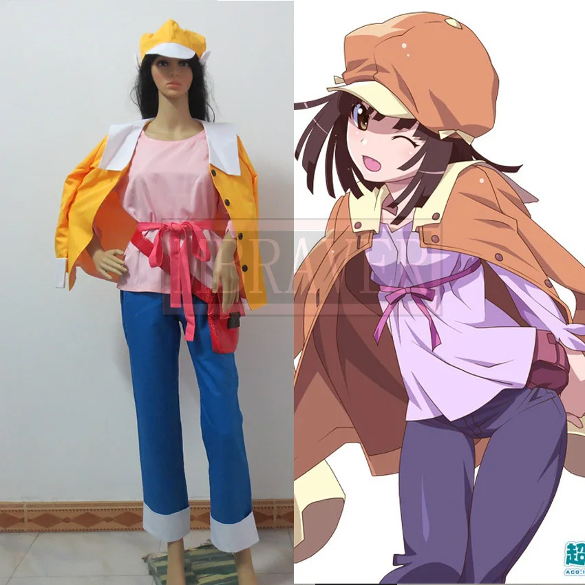 

Костюм для косплея Bakemonogatari Nadeko Sengoku, полный комплект любого размера