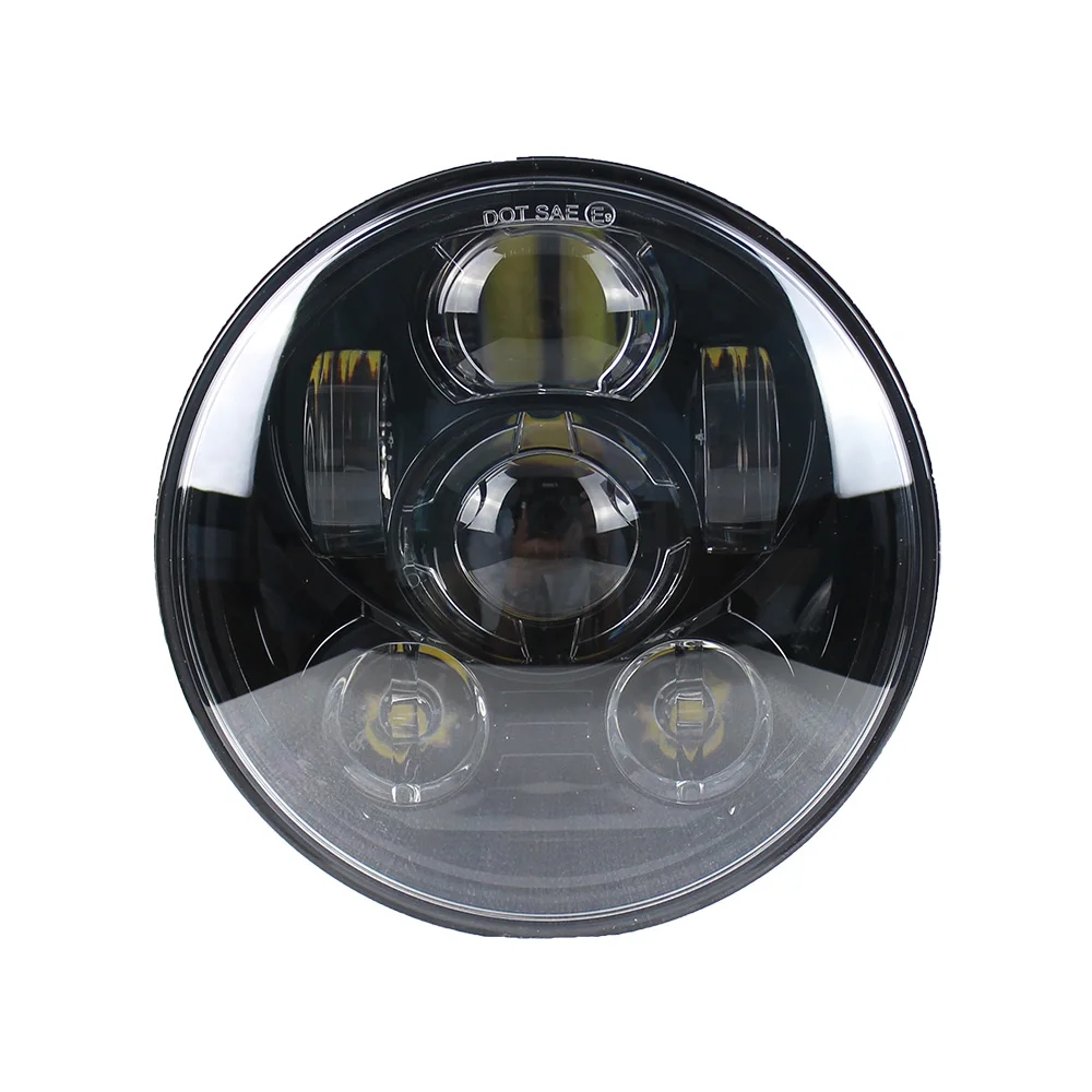 Для Honda VTX 1300/1800 головной светильник 5,75 дюймов светодиодный светильник с переходным кольцом Plug in Play