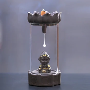 

Handmade Ceramic Incense Holders Waterfall Backflow Incense Burners Figurine Incense Cone Holders TN88