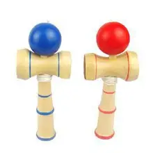 Краткое Kendama Kid координатный мяч японский традиционный деревянный игровой развивающий образовательный игрушечный XX15-3-12