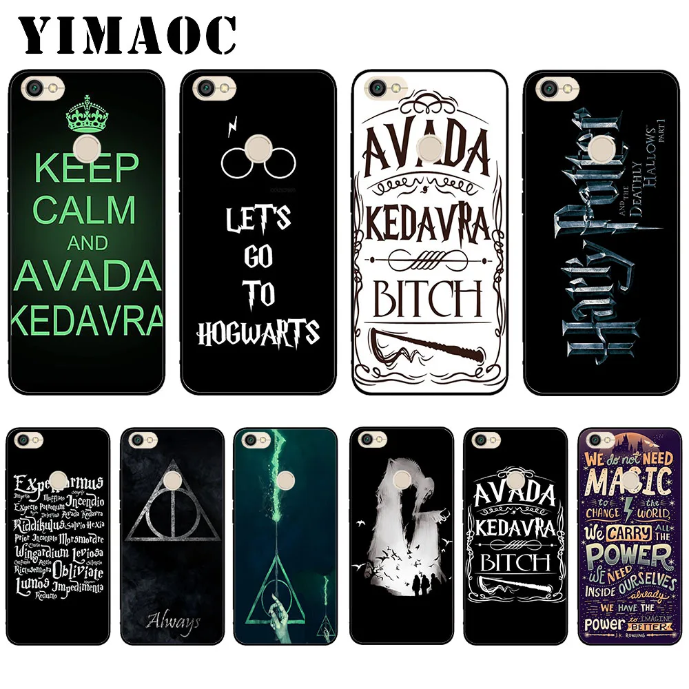 

YIMAOC Harry Potter Avada Design Soft Case for Xiaomi Redmi 4A Note 4X 5 Plus 5A Pro Prime