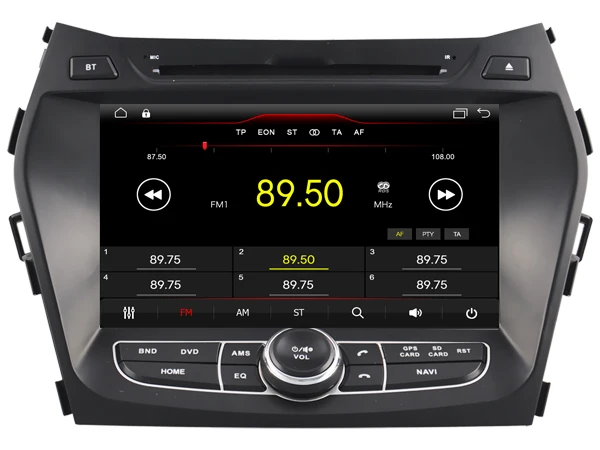 Flash Deal Navirider car dvd player multimedia autoradio android8.1 wifi gps navigation screen for Hyundai ix45 Santa Fe 2013-2014 headunit 2