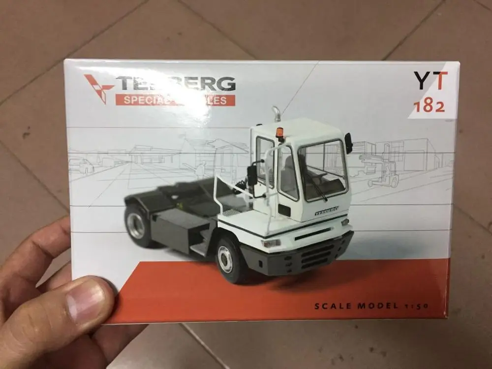 Редкая! Terberg специальные транспортные средства YT 182 белый 1/50 масштабная модель