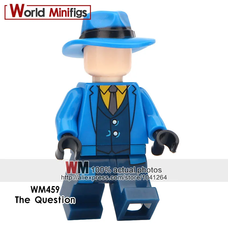 

Single Sale Building Blocks DC Super Heroes The Question Robin Wild Dog Red Son Batman Bricks Toys for Children Gift