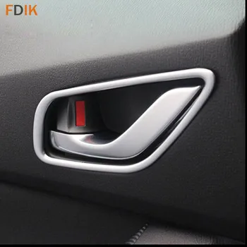 

4pcs Matte Chrome Inner Door Handle Cover Moulding Trim for Mazda 6 Atenza M6 2014 2015 2016 2017 2018