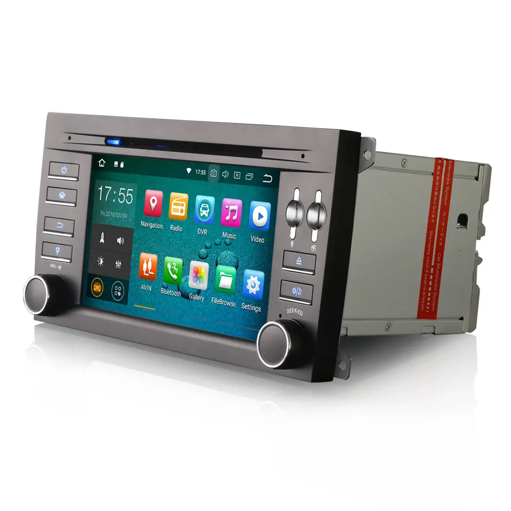 Discount 7" Android 9.0 OS Car DVD Multimedia Navigation GPS Radio for Porsche Cayenne 2003-2010 with External DAB+ Receiver Box Support 4