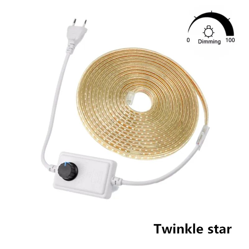 Dimmable 220v 230v 240v Led Strip Light Waterproof 2835 Tape 6500K Cool White 3000K Red Blue Green Yellow Rope 1m 5m 10m 20m | Освещение