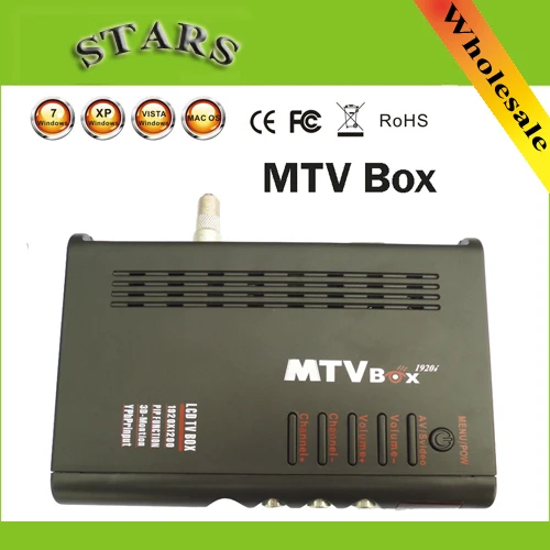 Цифровой M TV LCD Box компьютер VGA S видео аналоговый ТВ приемник тюнер ЖК монитор PAL NTSC