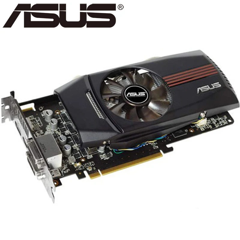 Видеокарта ASUS оригинал HD6850 1 ГБ 6850 бит GDDR5 видеокарты для ATI Radeon HD б/у VGA карты HDMI DVI в