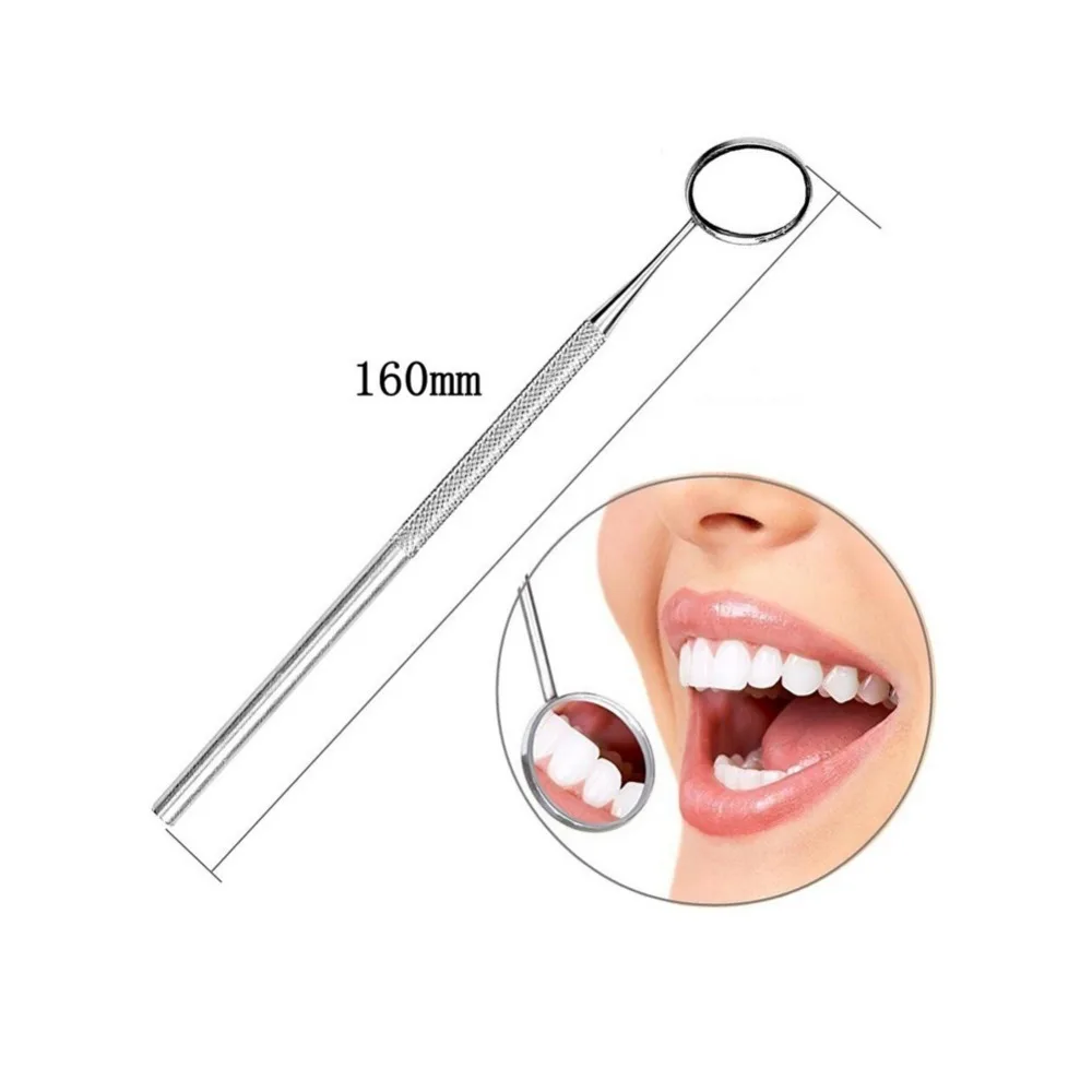 Набор инструментов для чистки зубов из нержавеющей стали 6 шт./компл. зеркало с