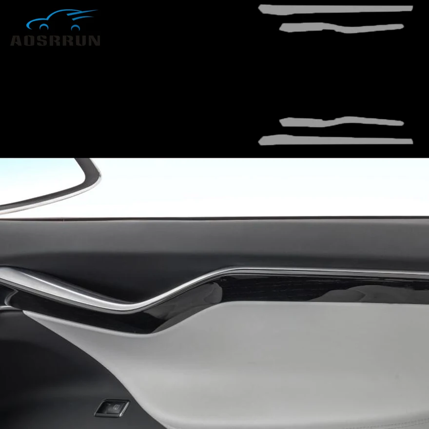 

For Tesla Model S 2016 2017 2018 TPU transparent protective film Door panel film Car Accessories