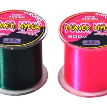 ZUKIBO 500 Вт M серийная супер прочная леска нейлоновая прочная леска дерьмовая Рыбалка линии 12 Цветов 8LB-25LB соленой воды