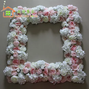 

Artificial flower arch Flower row table centerpiece fake flower Camellia buds David Austin rose 10pcs/lot