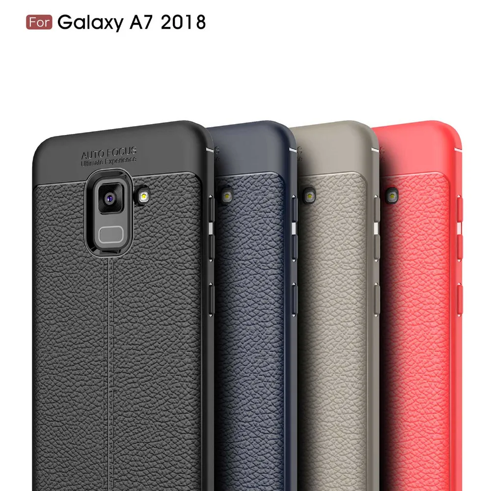 Чехол для Samsung Galaxy A7 2018 A8 Plus A730 A730F силиконовый бампер мягкая ударная задняя крышка