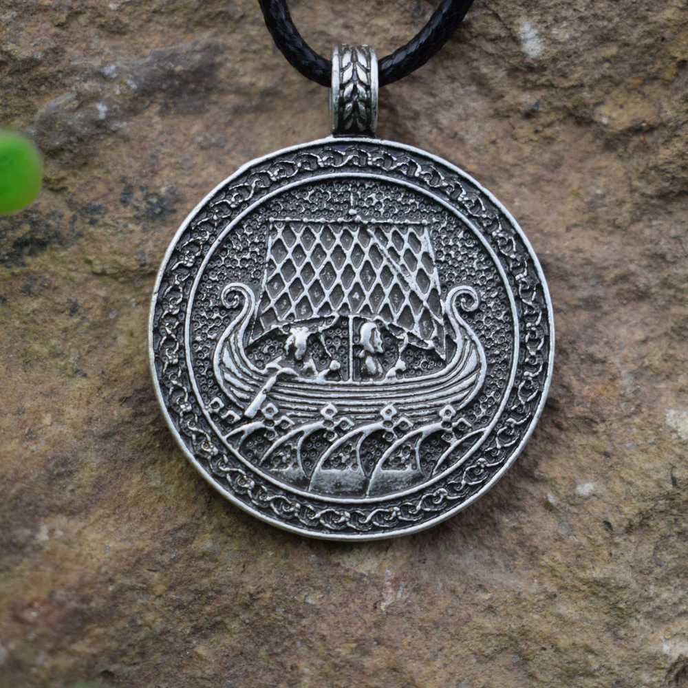 Ожерелье с кораблем Norse ожерелье лодкой SanLan|pendant necklace|viking necklacejewelry necklace |