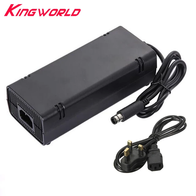 Special Price 50pcs UK Plug 12V 115W AC Adapter Charger Power Supply Cable For Microsoft Xbox 360 E Console