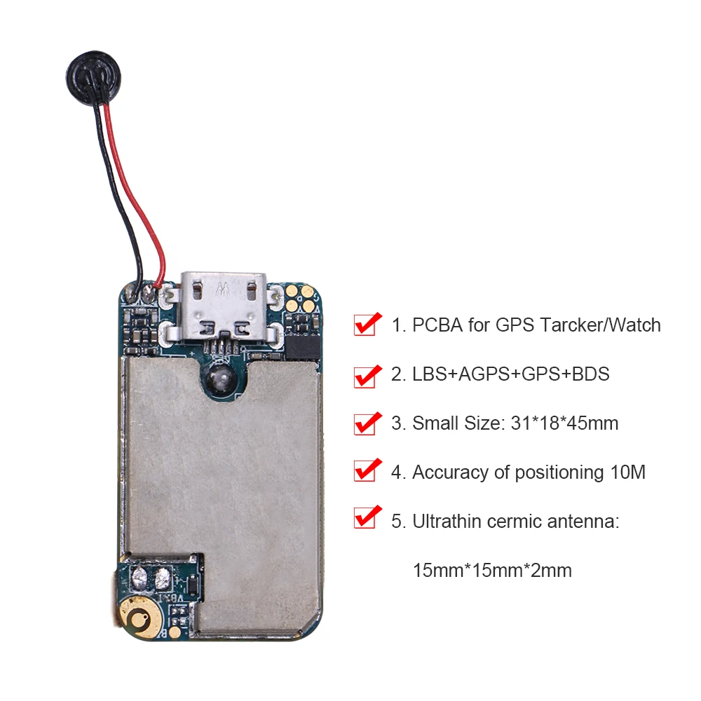 Мини GPS трекер ZX302 с поддержкой GSM для определения местоположения в реальном