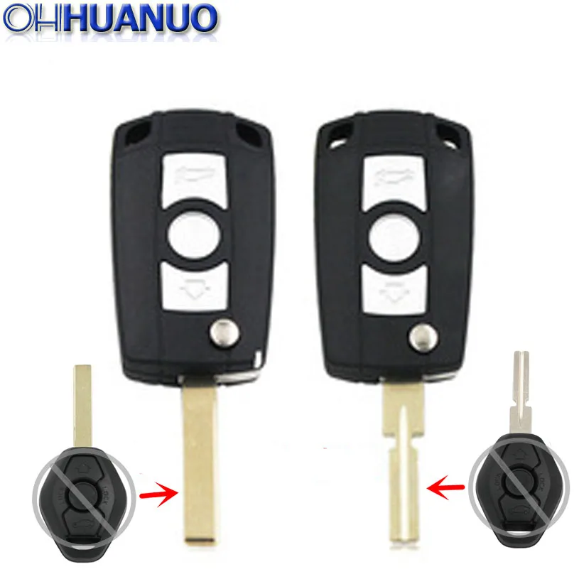 

Replacement New Remote Key Shell 3 Button fit For BMW E81 E46 E39 E63 E38 E83 E53 E36 1 2 3 Series Folding Car Key Shell