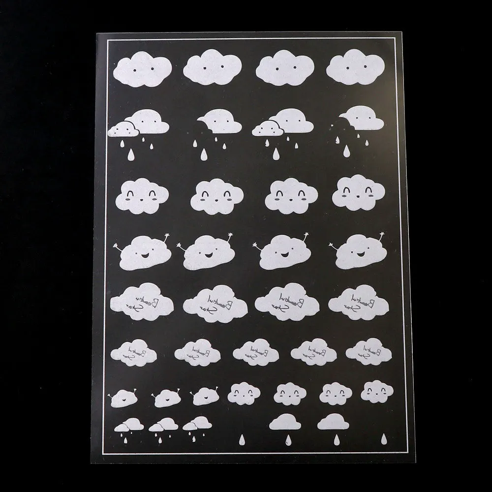 Белый 3 шт. Снежинка Медузы облако одуванчик прозрачный материал с использованием эпоксидной формы для изготовления инструмента наполнения ювелирных изделий DIY - Цвет: 6