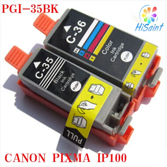 Repressalier handling Skibform 1set,pgi-35bk Black Cli-36c Colour Ink Cartridge Compatible For Canon Pixma  Ip100/ip100with Battery,mini260/320 Inkjet Printers - Ink Cartridges -  AliExpress