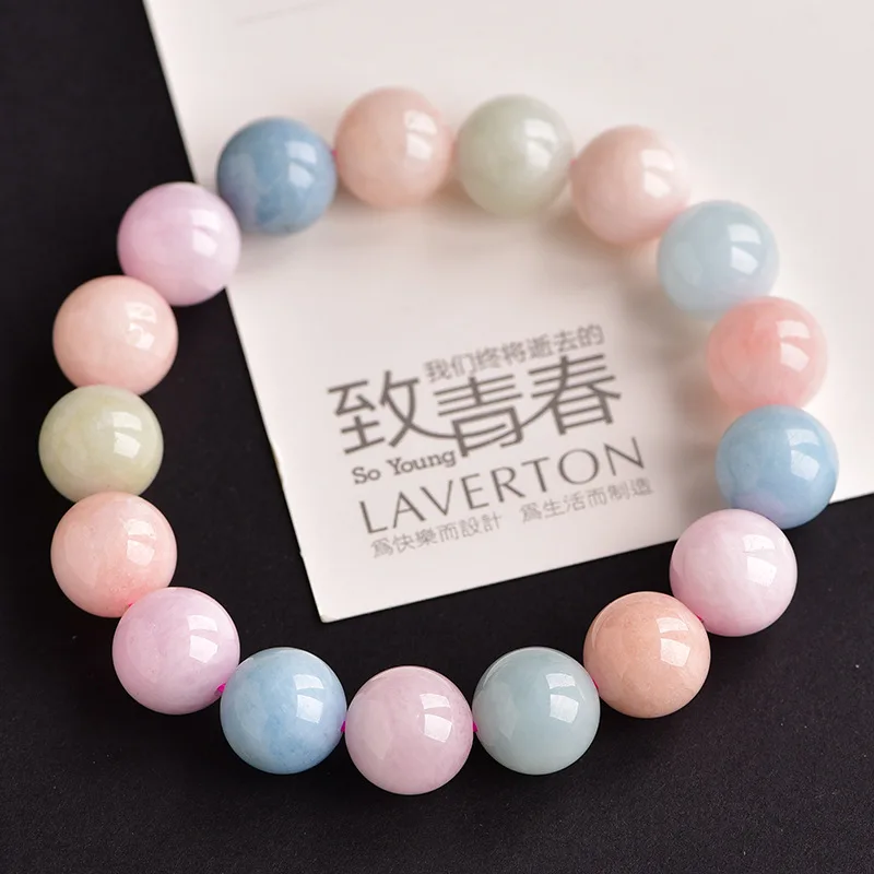 

FFWFF New Fashion Beaded Women Bracelets Simple Candy Color Natural Stone Bracelets Bracelet Femme Handmade Accessories Gift