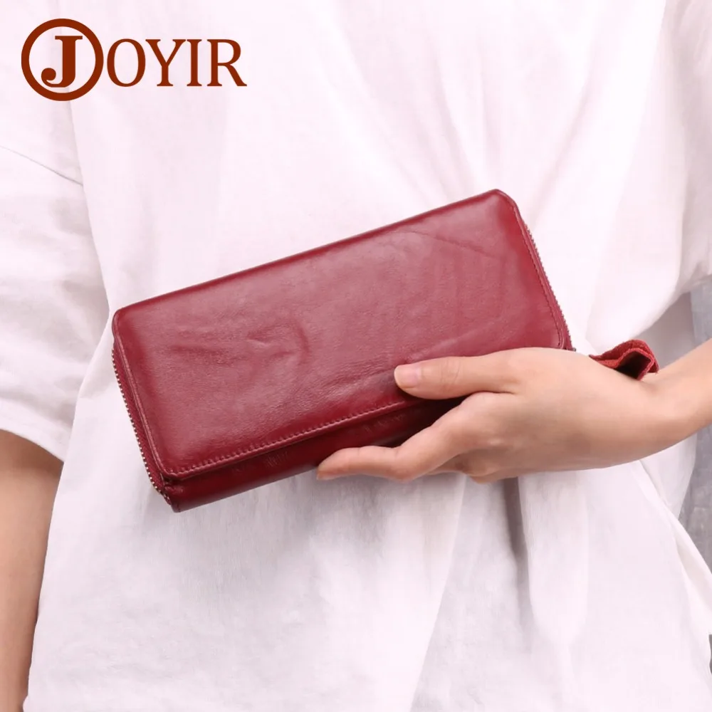 

Women Wallet Quality Genuine Leather Wallet Multifunction Phone Clutch Female Purse Long Large Capacity Purse Girlfriend Gift