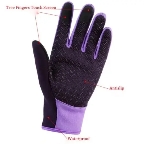 Touch Screen Windproof Outdoor Sport Gloves For Men Women army guantes tacticos luva winter windstopper waterproof gloves
