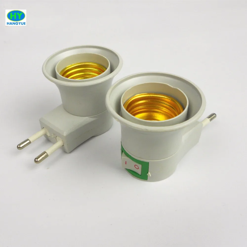 

1Pcs Fireproof Material E27 to 1 E27 lamp Holder Converter Socket Conversion light Bulb Base type E27 Adapter