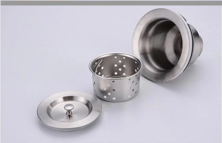 inoxidável, bacia dupla, acessórios para pia, anti-insetos à prova de pestes