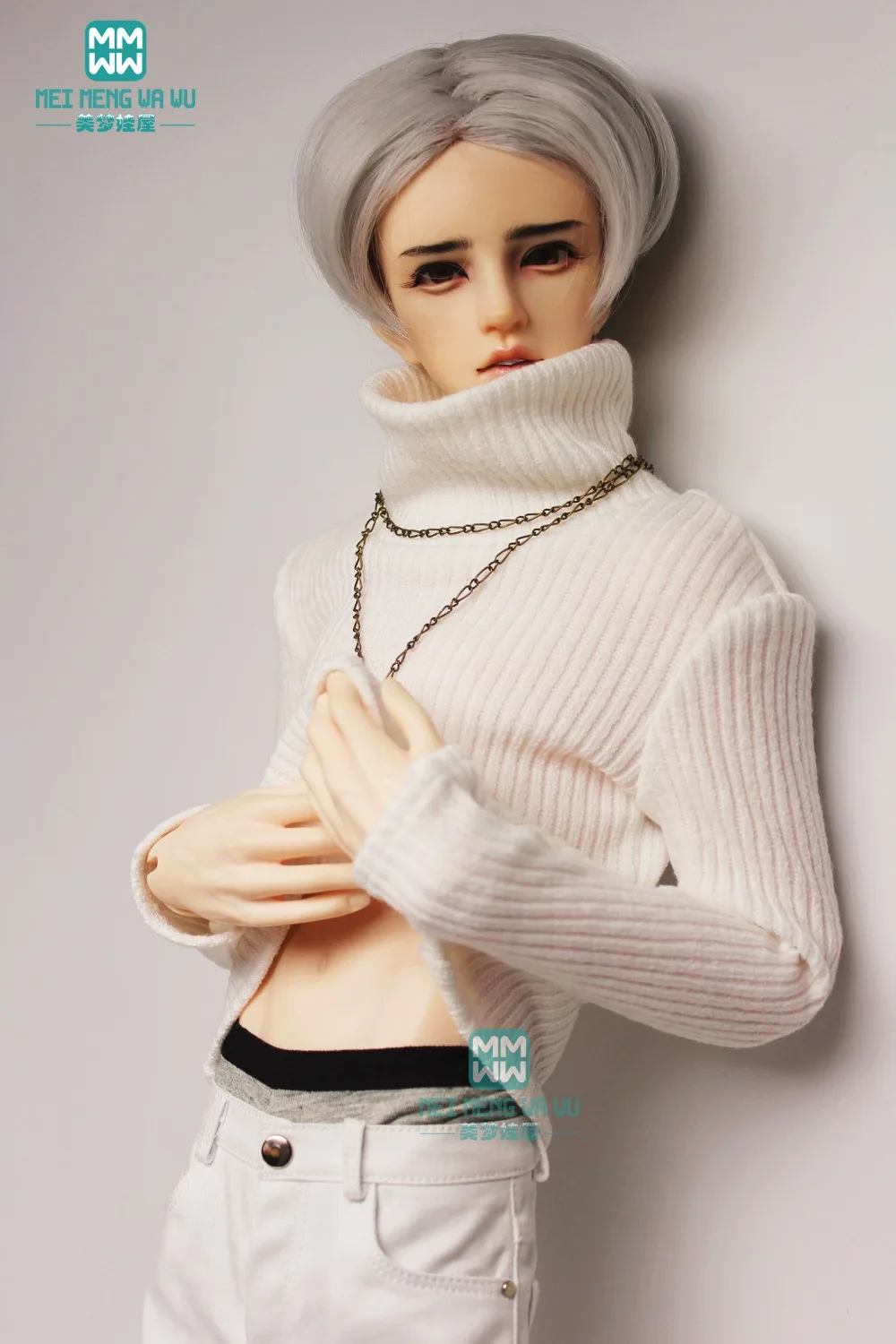 

BJD doll clothes suitable for BJD uncle fashion wild turtleneck sweater