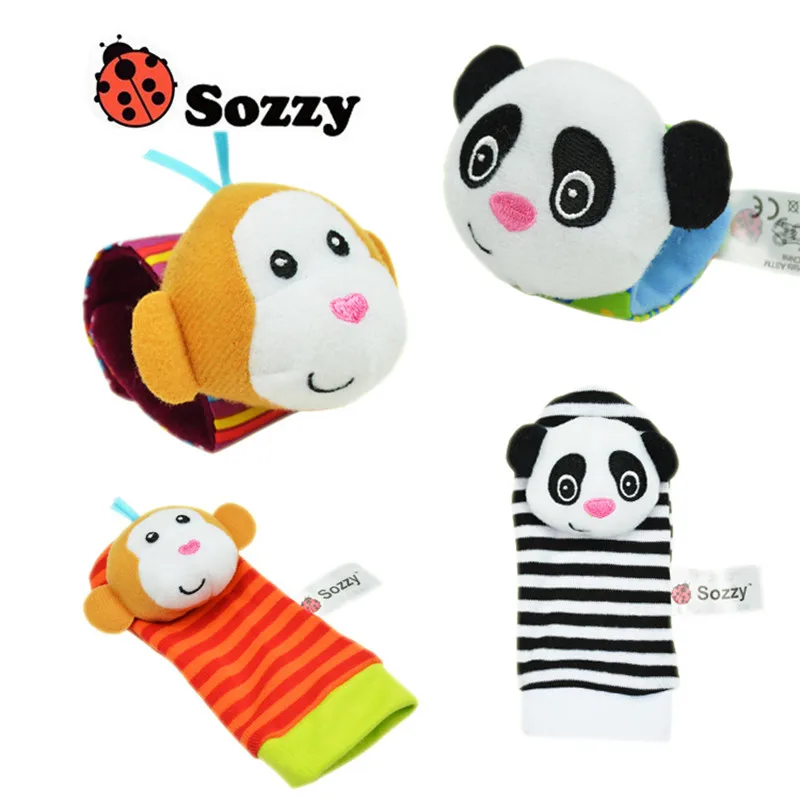 Baby Rattle Toys Wrist Foot Finder Small Soft Baby Boy Toy for 0-12 Months Children Infant Newborn Plush Socks Brinquedos Baby Rattle Toys Wrist Foot Finder Small Soft Baby Boy Toy for 0-12 Months Children Infant Newborn Plush Socks Brinquedos