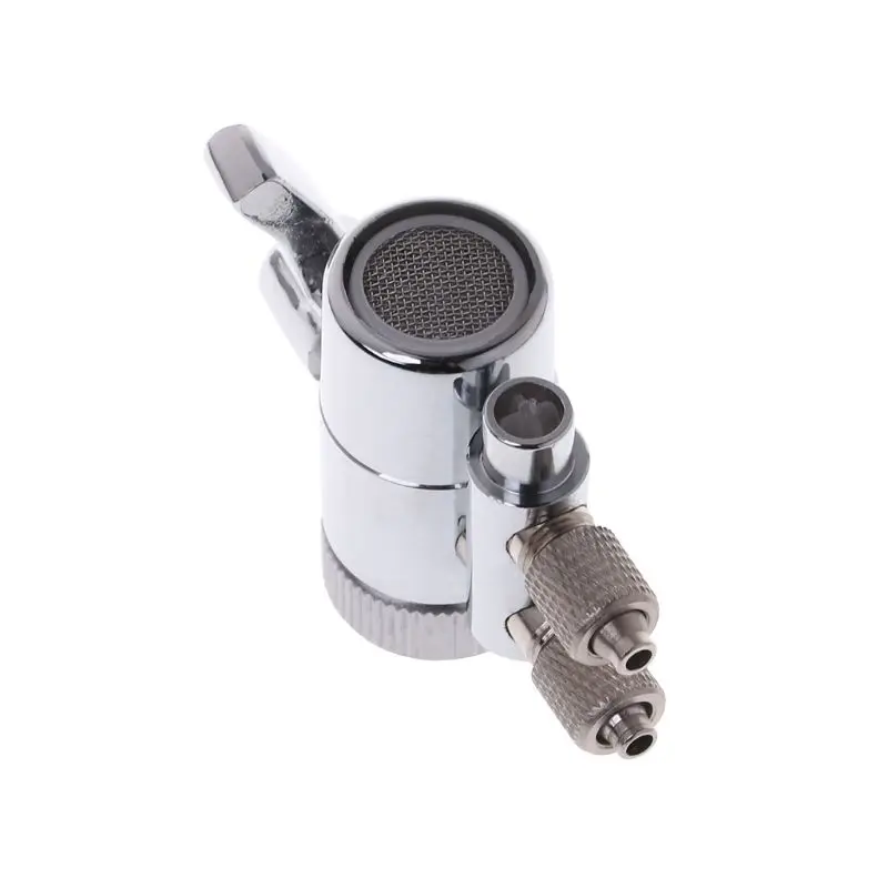 Хромированный металлический кран аэратор двойной отводной адаптер для водоочистителя оральные принадлежности для ирригатора клапан переключатель