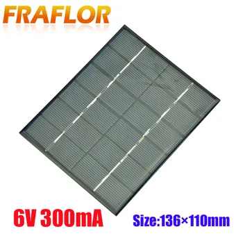 

24Pcs/lot 6V 330mA 2Watt Mini Polycrystalline Solar Panel Wholesale Resin Solar Cell Power Battery Light Weight Free Shipping