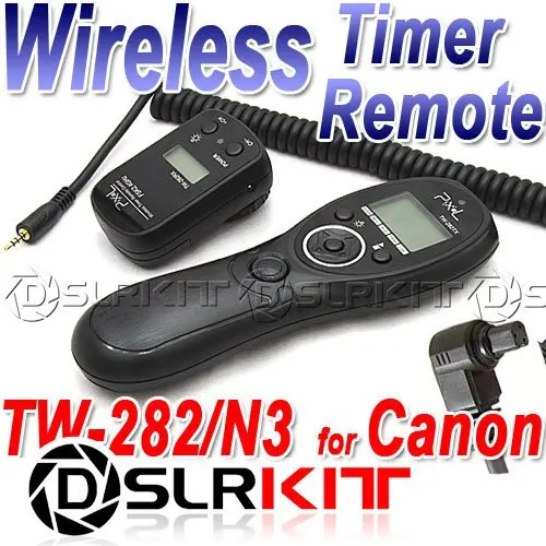 

Wireless Timer Remote for CANON 50D 40D 5D II 7D 6D 1D IV 5D III