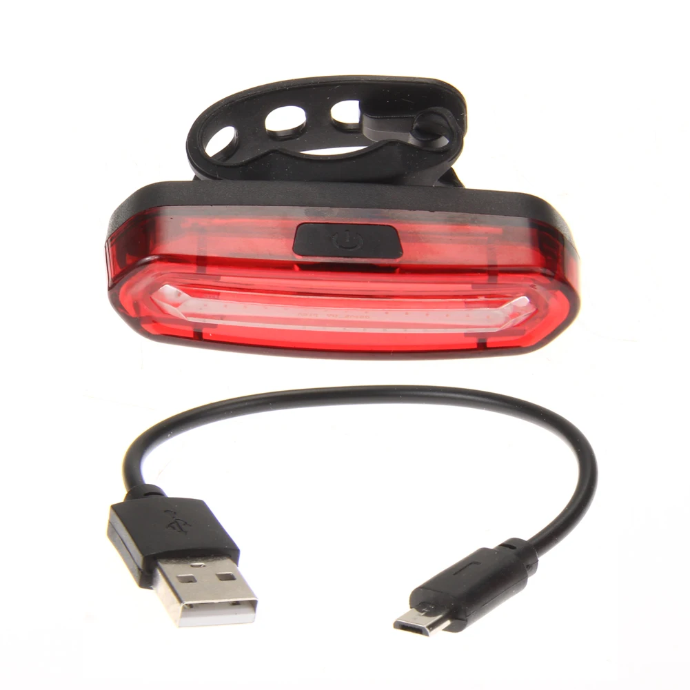 USB Rechargeable COB Rear Bike light Taillight Safety Warning Bicycle Light Front Rear Tail Lamp 4style LED Flash Lights