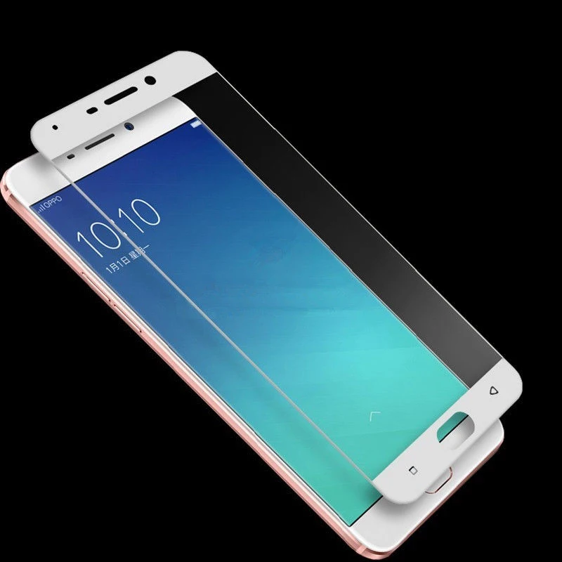 New-9H-Anti-Burst-Colorful-Whole-Screen-Protector-Tempered-Glass-Guard-For-OPPO-R9-R9-Plus (2)