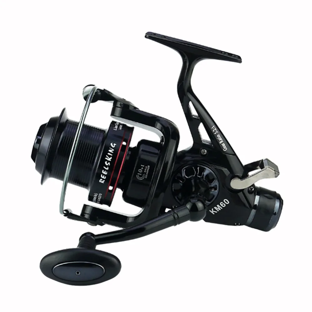 

Metal Fishing Reels Spinning Reels 5.2:1 Brake Unloading Force Spinning Fishing Surf Reel Carp Front Rear Drag Brake Saltwater