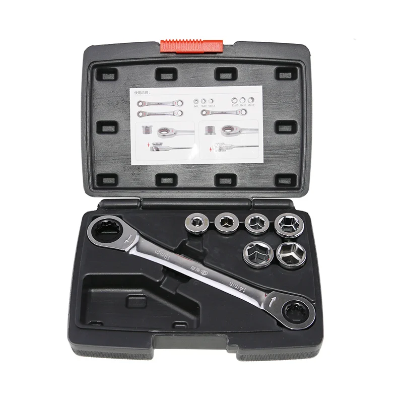 

Free Shipping!! 12 in 1 Socket Set 40CR-V Ratchet Wrench Socket For Locksmith Professional Hand Tools Repair Tools