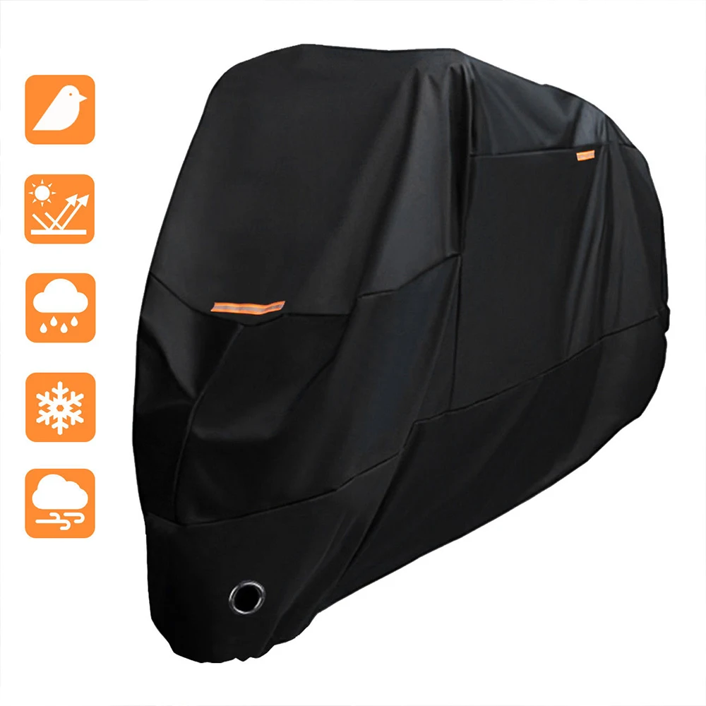

Black Motorbike Cover Motorcycle Cover Covers Lightweight Motorbike Protector for Outdoor