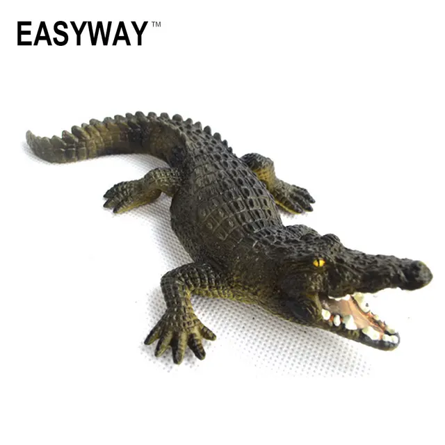 Mr.Froger American crocodile Alligator Wild Animals Toys Set Zoo