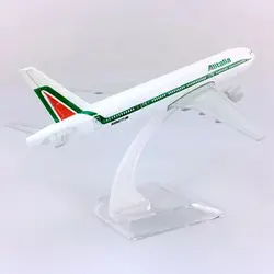 16 см 1:400 Boeing B777-200 модель Италия инерция Италия авиационная база сплав самолет коллекция шоу игрушка домашняя модель украшения