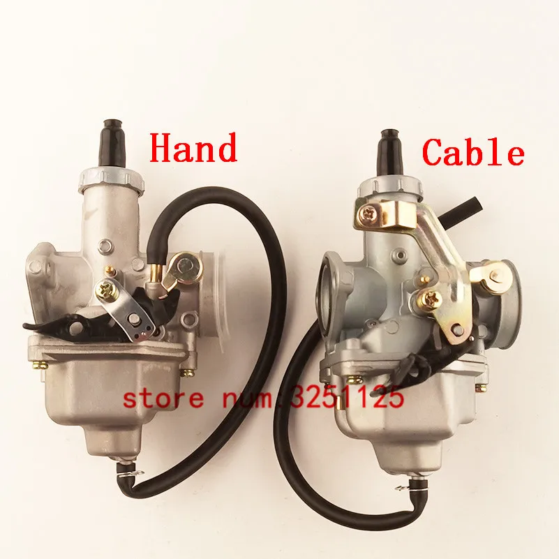 

26mm Carb Carburetor PZ26 Hand Cable Chock Carburetor Fit 110cc 125cc dirt pit bike chinese ATV Quad Buggy with 4 stroke engine