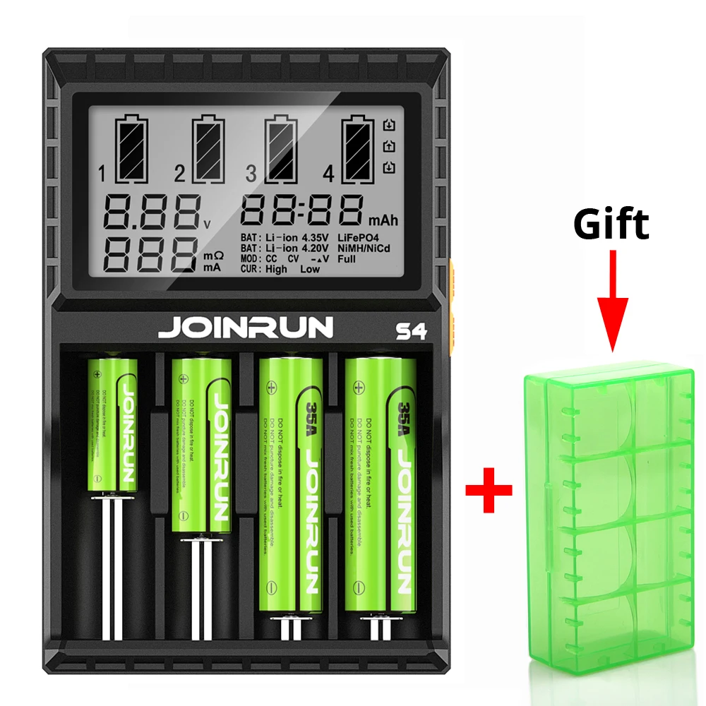 Joinrun S4 ładowarka ekran LCD inteligentny li ion 18650 Joinrun S4 ładowarka ekran LCD inteligentny li ion 18650