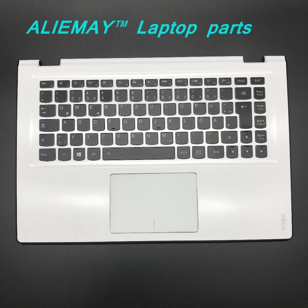 Laptop parts for LENOVO YOGA 3 14 Yoga3-14 WHITE Palmrest with Black Backlit Germany Keyboard and Touchpad 5CB0H35666 Laptop parts for LENOVO YOGA 3 14 Yoga3-14 WHITE Palmrest with Black Backlit Germany Keyboard and Touchpad 5CB0H35666