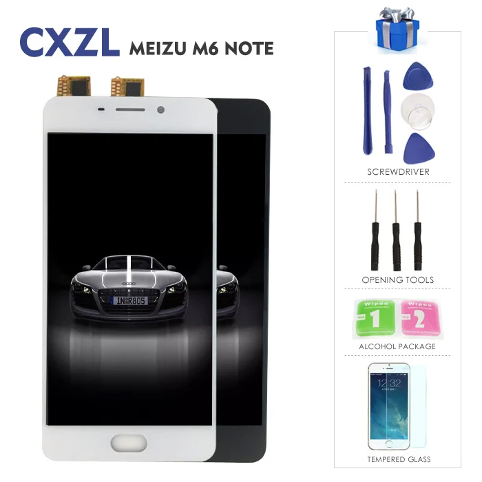 

Cxzl LCD ForMeizu M6 note display 5,5 pulgadas ForMeizu M6 note LCD pantalla screen Completa