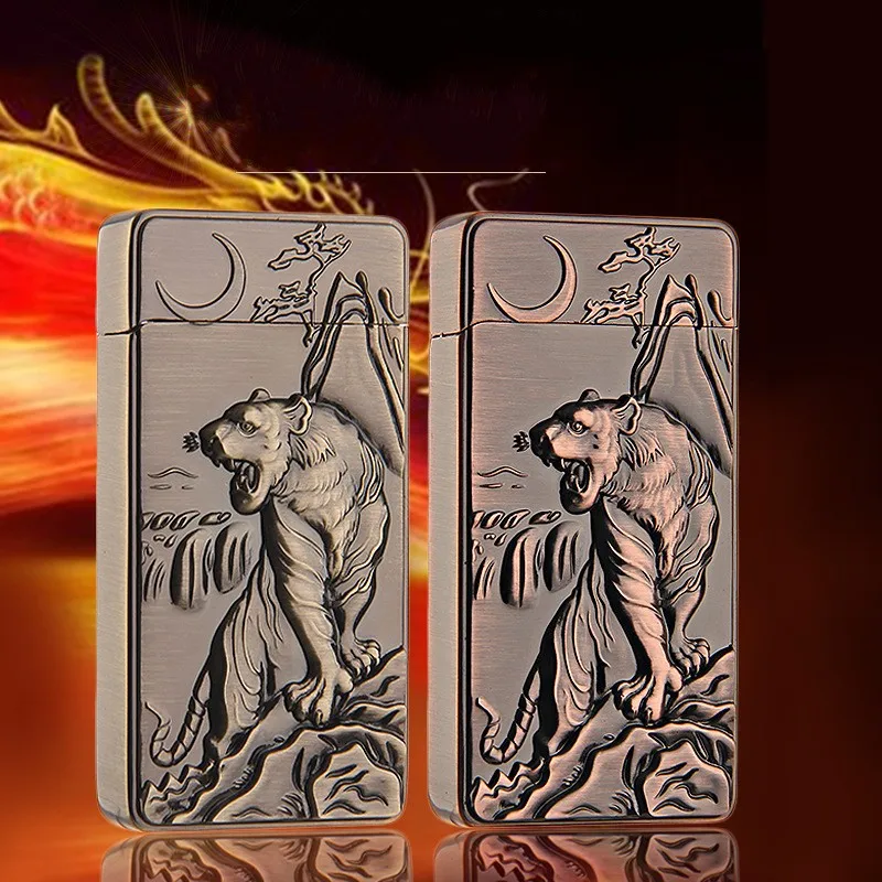 Новинка 2017 года бронза двойной дуги легче новинка USB зарядка Запальные средства