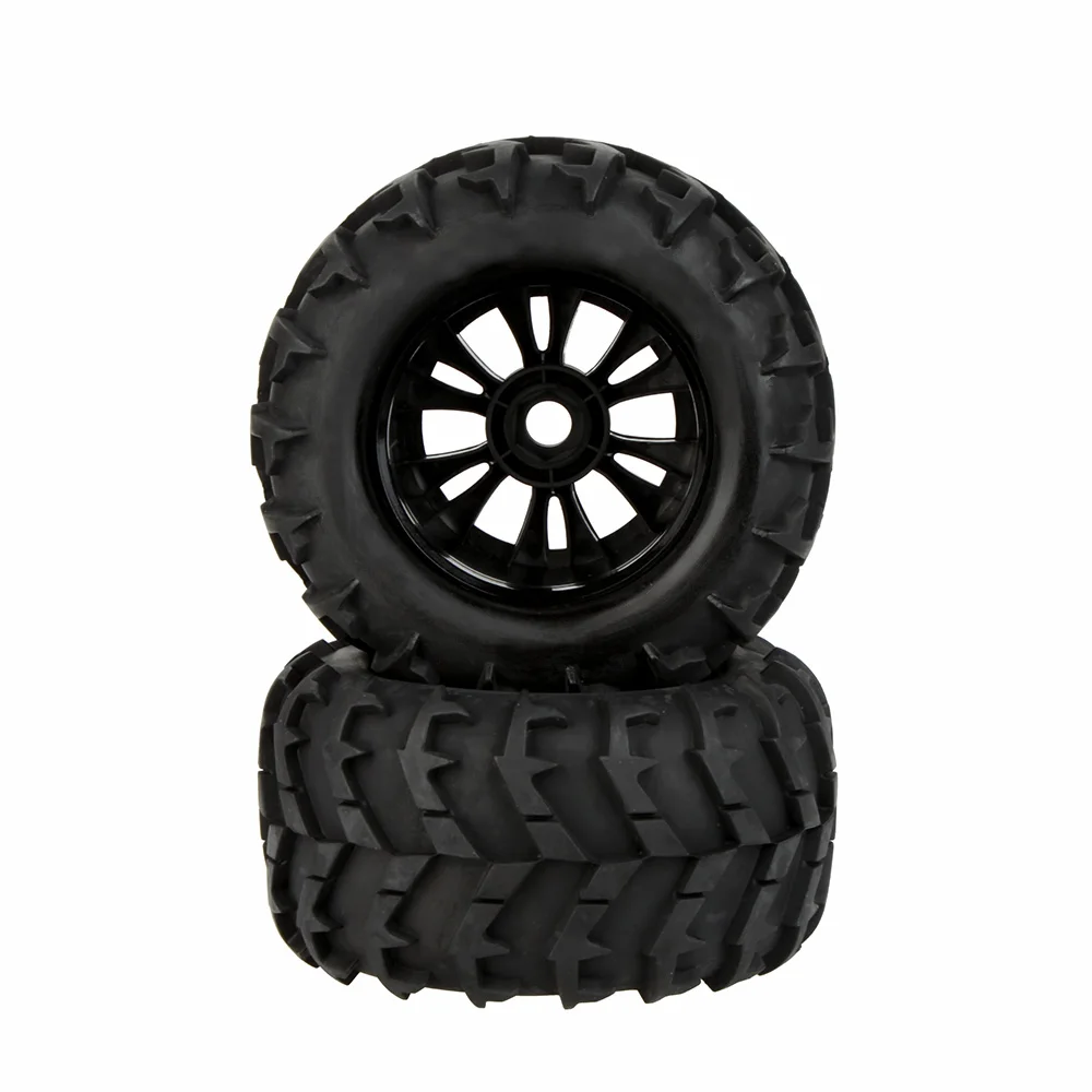 

2Pcs RC 1/8 Car Wheel Rim and Tire 810006 for Traxxas Tamiya HPI Kyosho RC Car