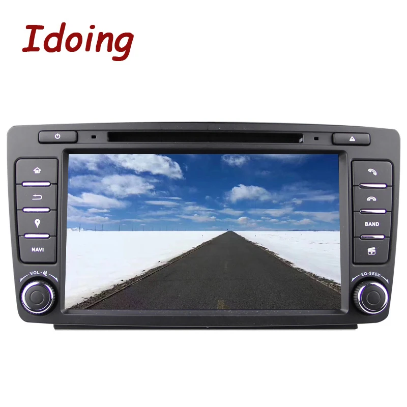 Idoing Android8.0 4G+32G 8Core 2Din Steering-Wheel For Skoda Octavia 2 Car Multimedia DVD Player Fast Boot 1080P HDP GPS+Glonass